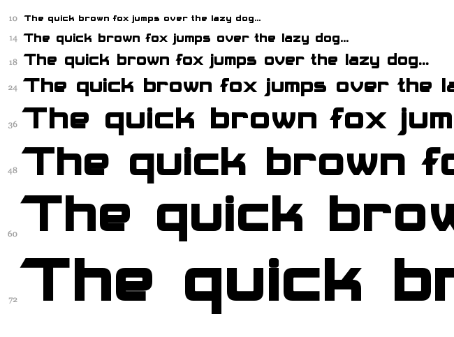 Maximize font waterfall